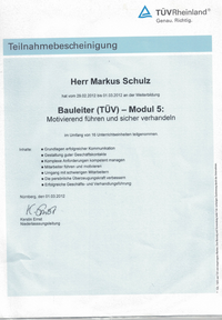 Bauleiter Modul 5